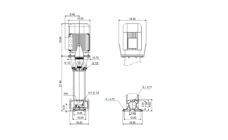 Grundfos 99918401 - CR 95-1 A-G-A-V-HQQV