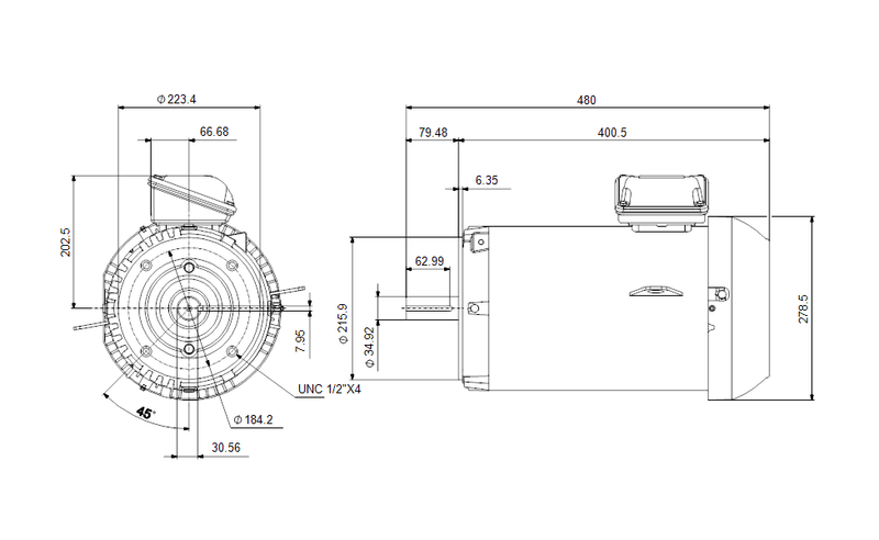 Grundfos 99883264 - WEG 213TC