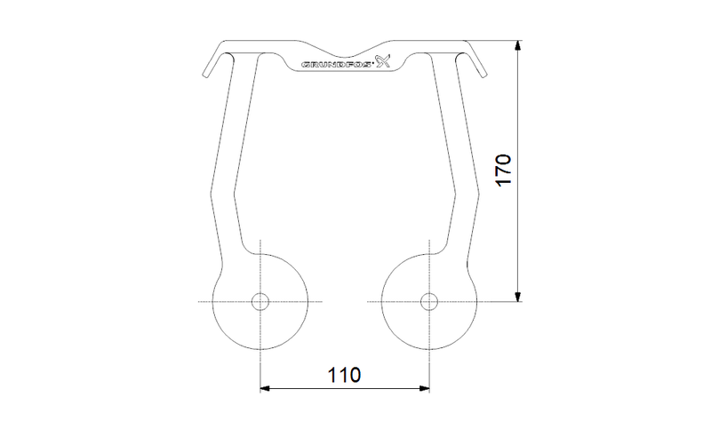 Grundfos 96825161 - Guide rail holder