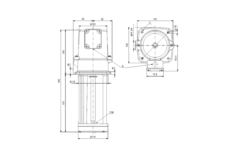 Grundfos 97770034 - MTA 60-180 A-WB-A-T | Immersible | Centrifugal