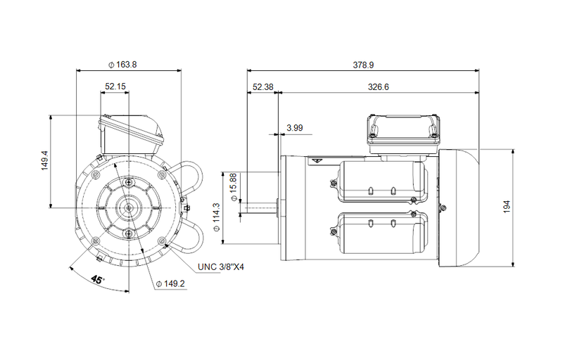 Grundfos 99883320 - WEG 56C