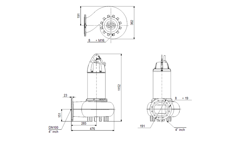 Grundfos 99966337 - SE.A40.300.2.52S.EX.60S.A