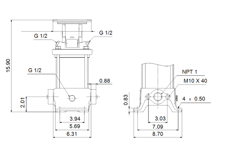 Grundfos 96081959 - CR 1-10 A-B-A-E-HQQE