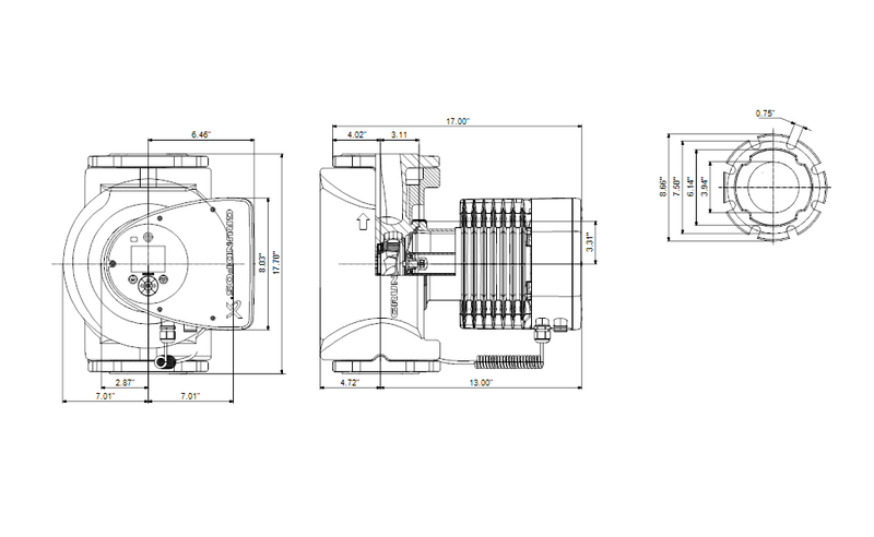 Grundfos 98126860 - MAGNA3 100-120 F