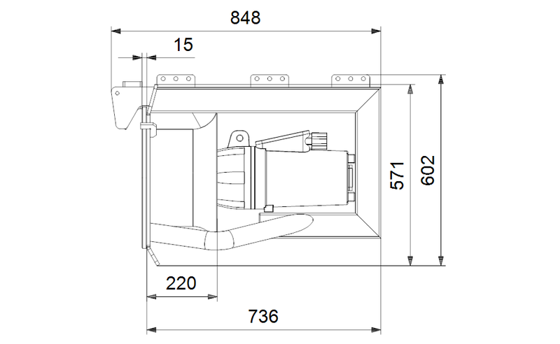 Grundfos 98798313 - SRG.55.12 .607.25.6.1H