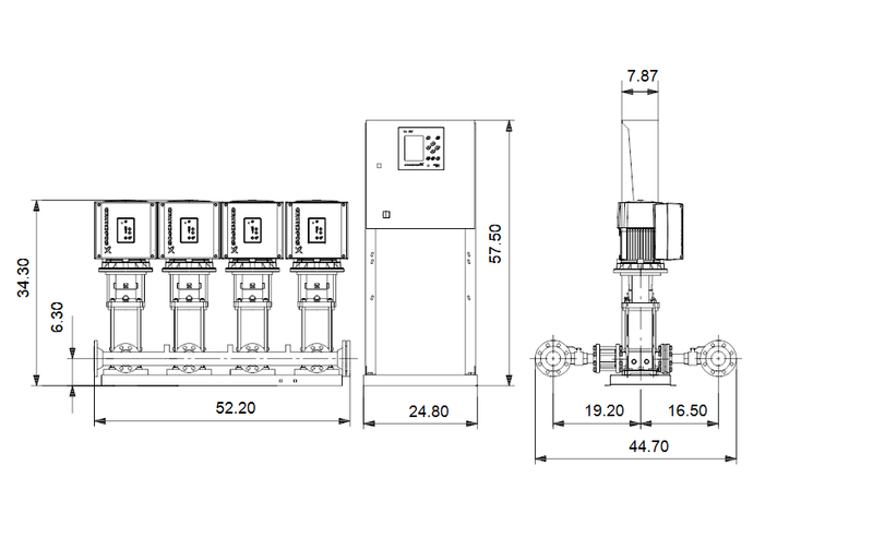 Grundfos 99689477 - Hydro MPC-E 4 CRE 10-4