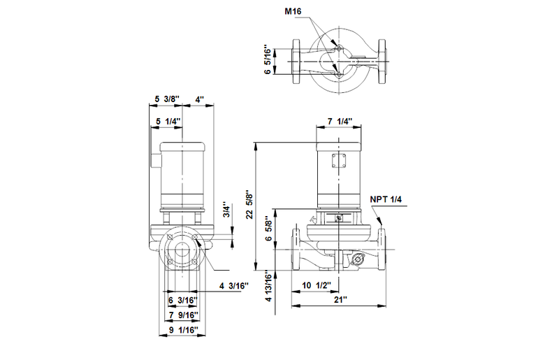 Grundfos 96411847 - TP 100-80/4 A-G-A-BUBE-IX4