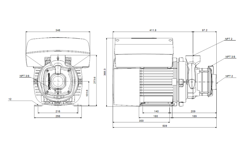 Grundfos 99381544 - CME 25-2 A-S-A-E-AQQE V-A-D-N