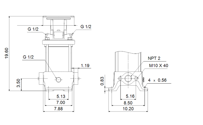 Grundfos 96126728 - CR 10-5 A-BN-A-E-HQQE | Multistage | Centrifugal | Vertical | Inline