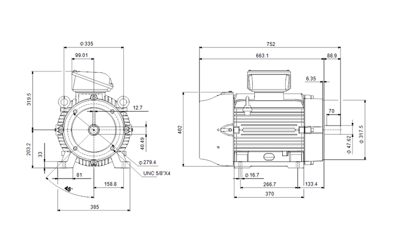 Grundfos 99883301 - WEG 326TSC