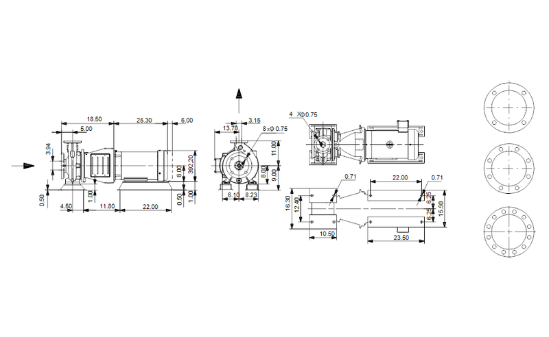 Grundfos 92560305 - NBS 030-095/6.10 AASG6S2ESBQQERX2