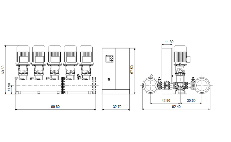 Grundfos 99689237 - Hydro MPC-E 5 CRE 95-2