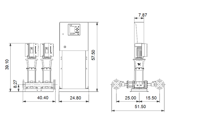 Grundfos 99688752 - Hydro MPC-E 2 CRE 45-1-1