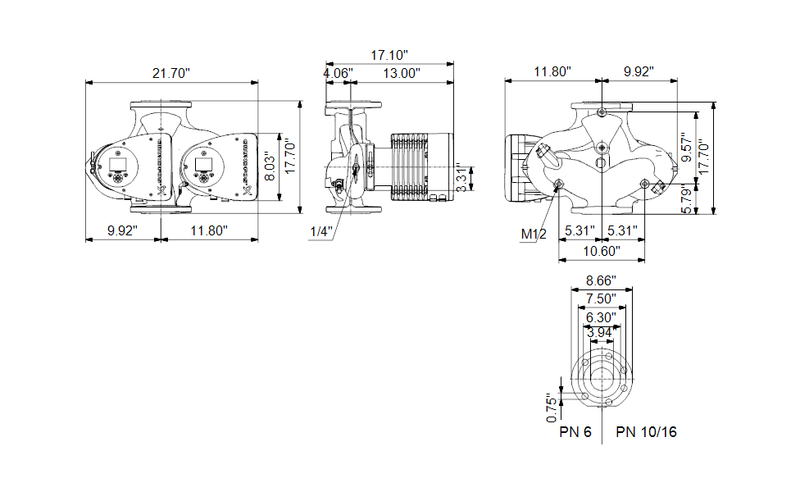 Grundfos 98126865 - MAGNA3 D 100-120 F