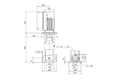 Grundfos 99794339 - CRNE 1-4 BM-FGJ-H-V | Vertical | Multistage | Inline | Stainless Steel