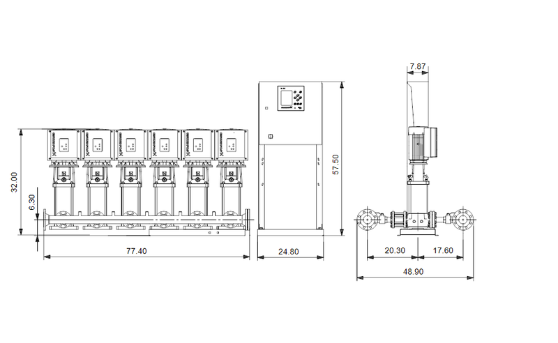 Grundfos 99689241 - Hydro MPC-E 6 CRE 10-4