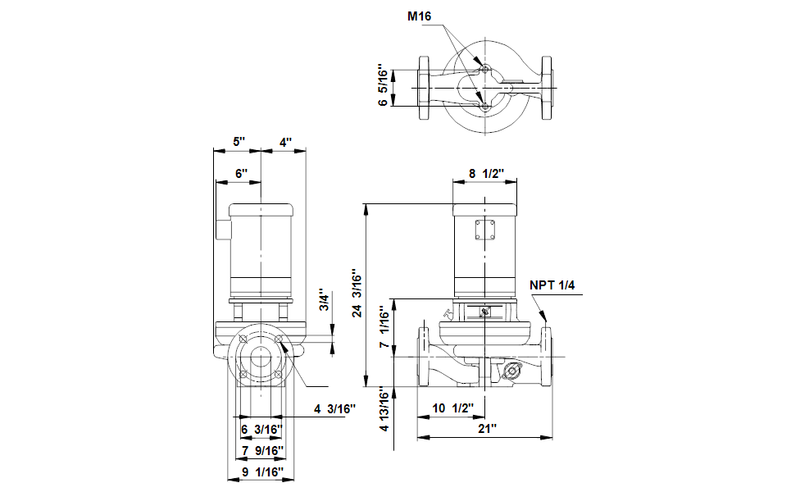 Grundfos 96411853 - TP 100-160/2 A-G-Z-BUBE-JX2