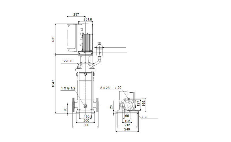 Grundfos 99627735 - CRIE 10-17 FKN-FGJ-A-F-HQQE