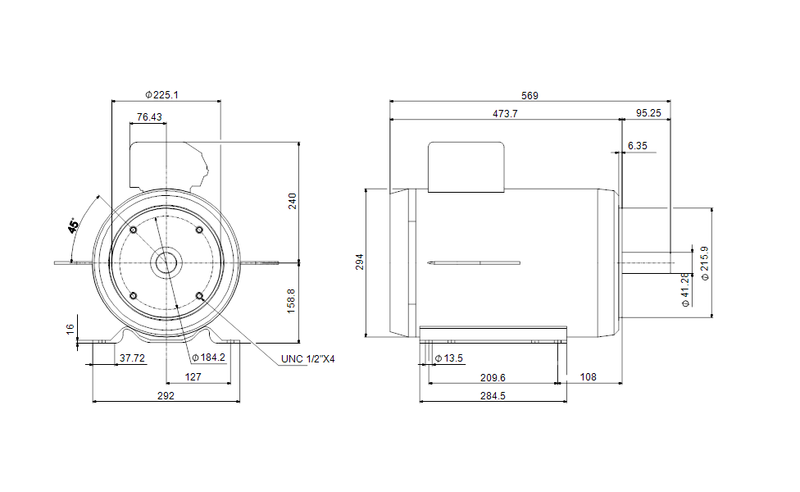 Grundfos 99886387 - WEG 254TC