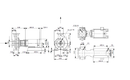 Grundfos 92560133 - NBS 030-135/8.98 AASG6S2ESBQQEKY6 | SelfPriming | Centrifugal | Horizontal