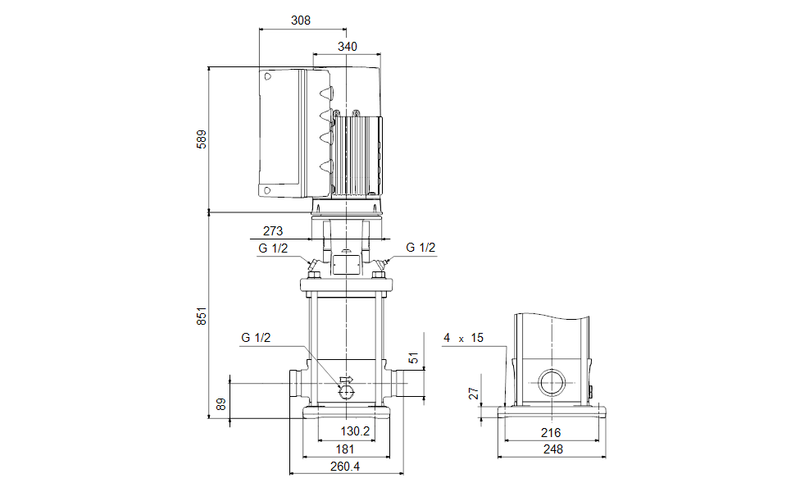 Grundfos 98183561 - CRNE 20-10 N-P-A-E-HQQE