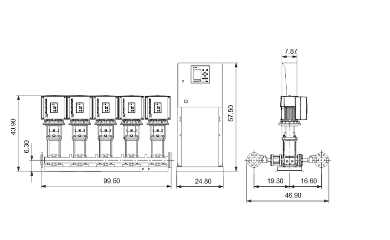 Grundfos 99689204 - Hydro MPC-E 5 CRE 15-5