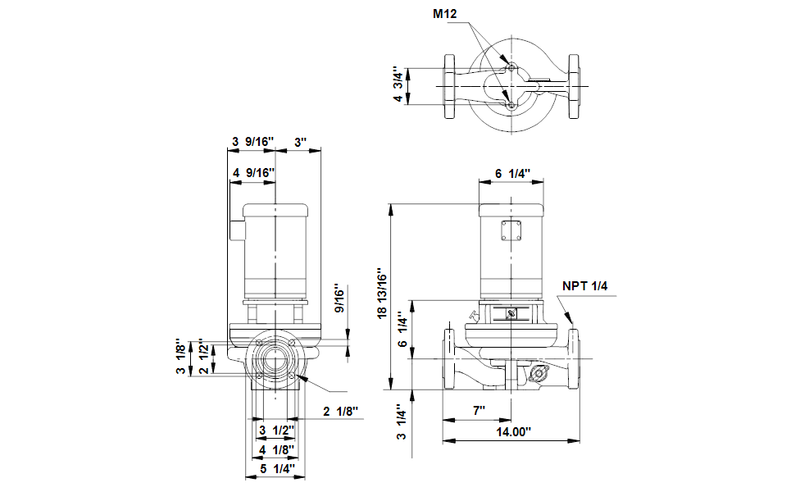 Grundfos 96411806 - TP 50-40/4 A-G-A-BUBE-DY4