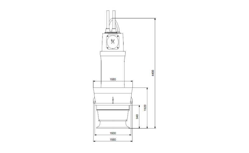 Grundfos 99553356 - KWM.64.800.18.T.60.1125.M.46