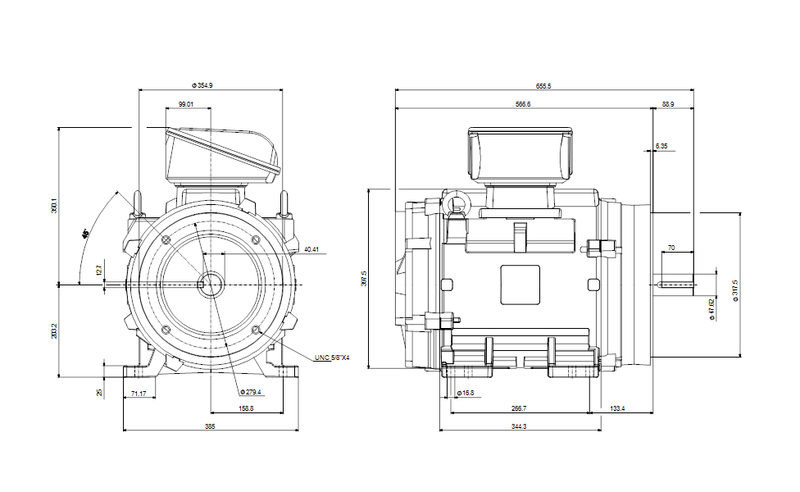 Grundfos 99886391 - WEG 324TSC