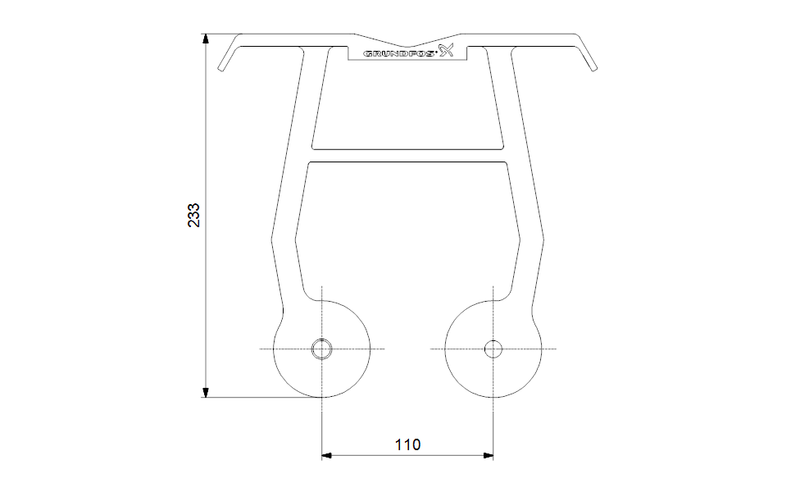 Grundfos 96887674 - Guide rail holder