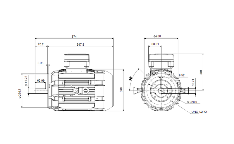 Grundfos 99887789 - WEG 286TSC