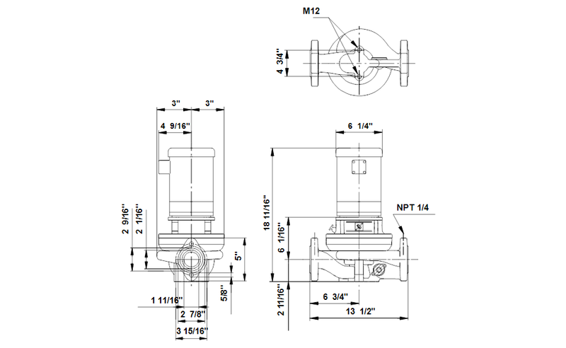 Grundfos 96411794 - TP 40-80/2 A-G-A-BUBE-FY2