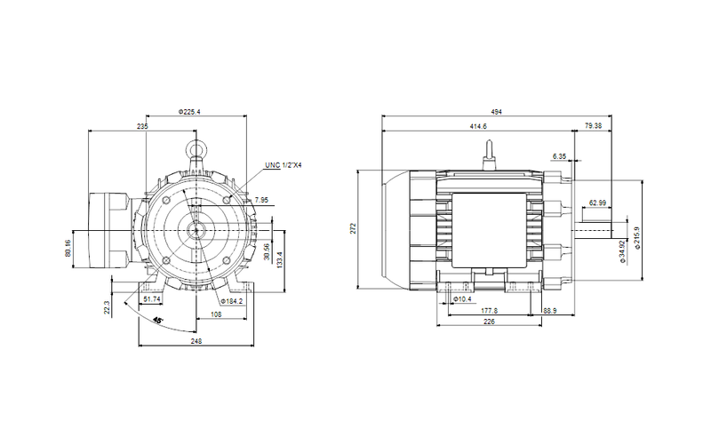 Grundfos 99887828 - WEG L215TC