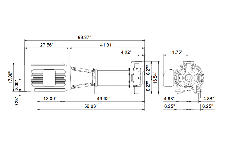 Grundfos 97740573 - CRN 45-6-2 H-G33-A-V-HQQV | Horizontal | End Suction