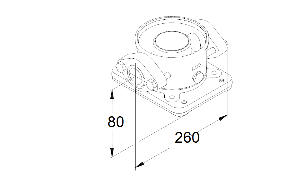 Grundfos 96498776 - Oval Flanges for FlexiClamp Base