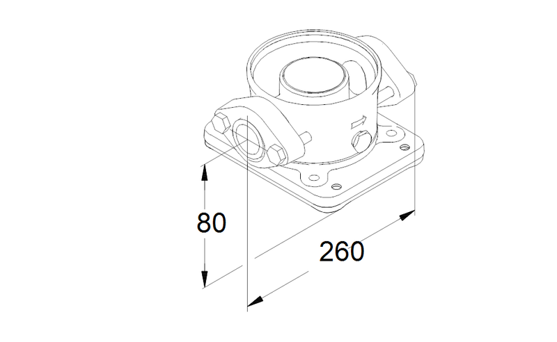Grundfos 96498776 - Oval Flanges for FlexiClamp Base