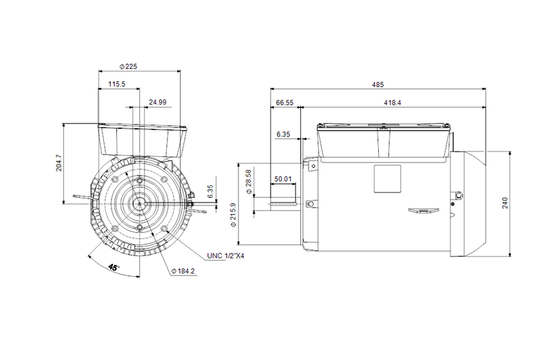 Grundfos 99883330 - WEG 182TC