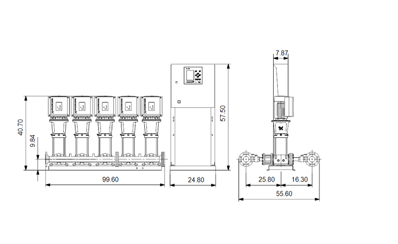 Grundfos 99689223 - Hydro MPC-E 5 CRE 45-1-1