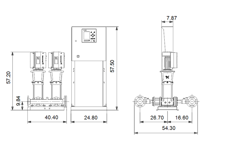 Grundfos 99688770 - Hydro MPC-E 2 CRE 64-2