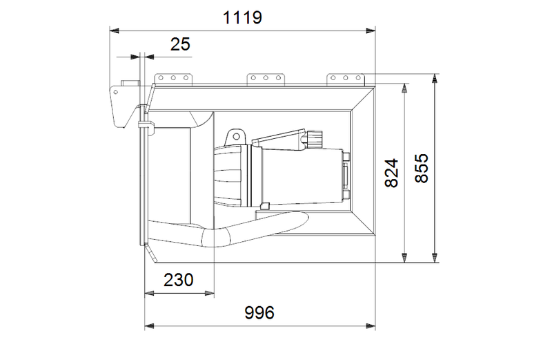 Grundfos 98798296 - SRG.68.20 .299.27.6.1H