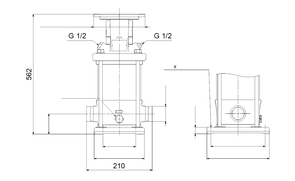Grundfos 91127841 - CRI 3-17 A-P-A-E-HQQE | Vertical | Multistage | Centrifugal