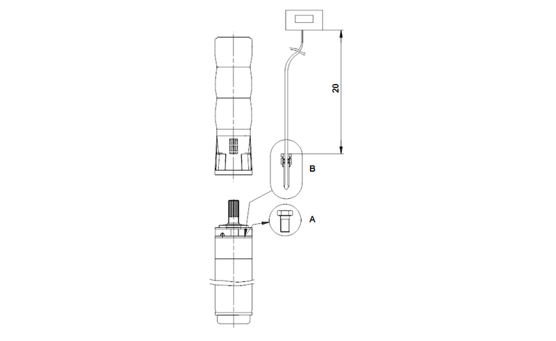 Grundfos 96437784 - Pt100 with cable | Submersible
