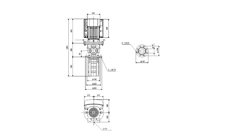 Grundfos 99725952 - MTRE 32-6/5 A-G-A-HUUV