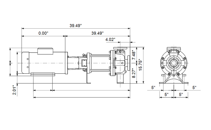 Grundfos 97569959 - CR 10-17 H | Horizontal | End Suction