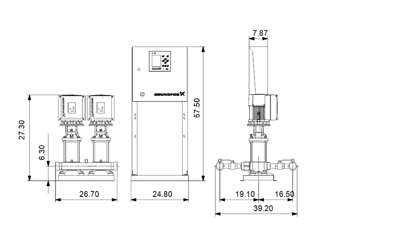 Grundfos 99689651 - Hydro MPC-E 2 CRE 10-2