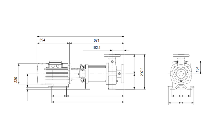Grundfos 98679126 - CR 5-13 HK-GA-A-E-HQQE | Vertical | Multistage | Centrifugal