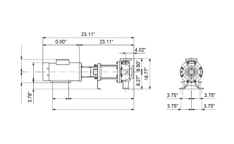 Grundfos 97569379 - CR 10-5 H-G05-A-V-HQQV | Horizontal | End Suction