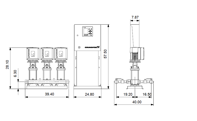 Grundfos 99688788 - Hydro MPC-E 3 CRE 10-2