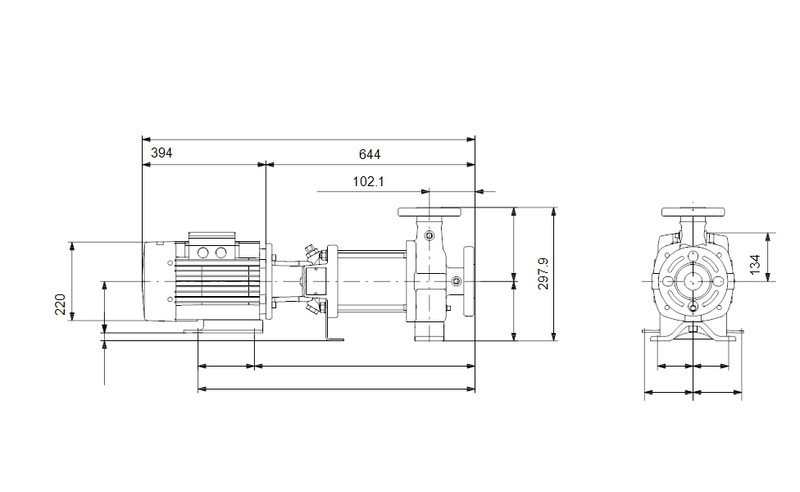 Grundfos 98637074 - CR 5-12 HK-GA-A-E-HQQE | Vertical | Multistage | Centrifugal