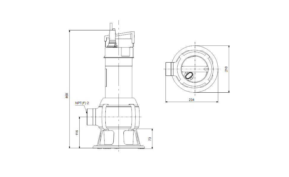 Grundfos 96846962 - UNILIFT AP35B.50.08.A1V | Vertical | Submersible